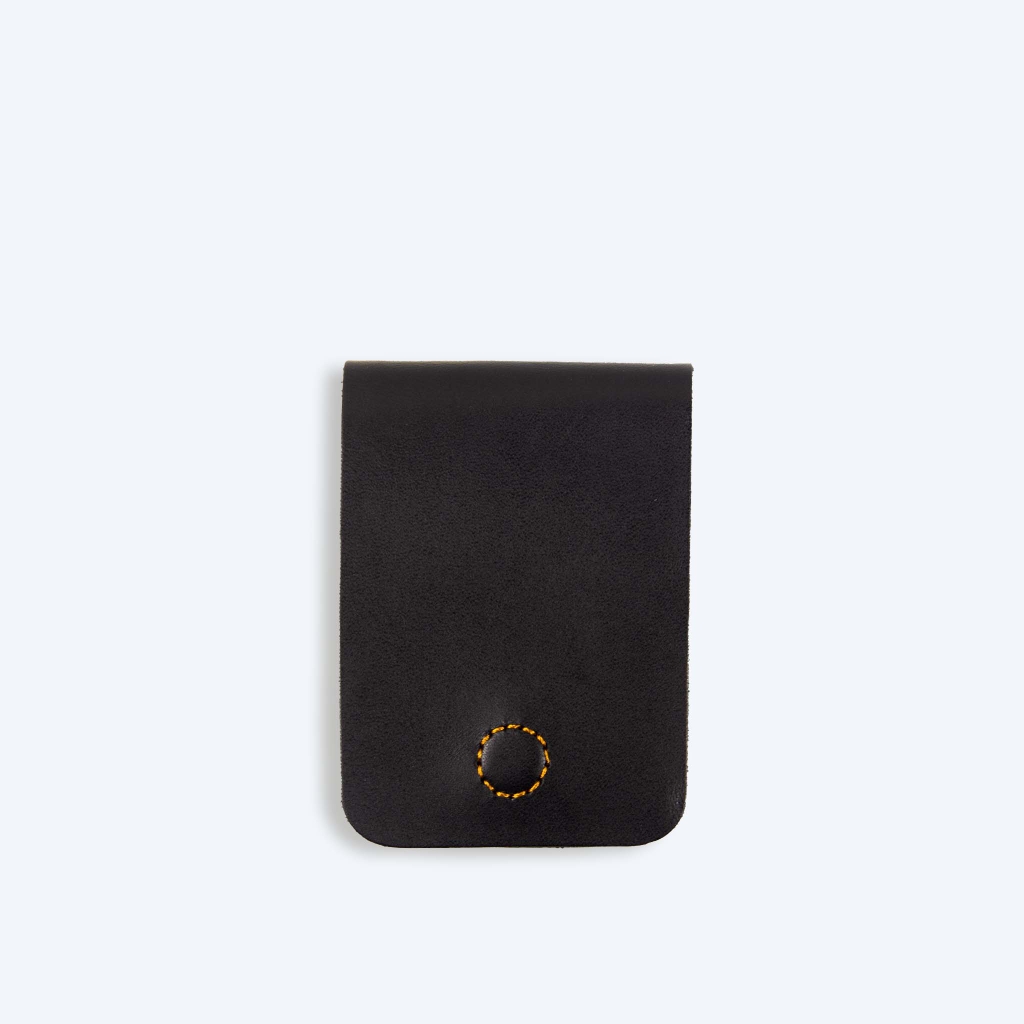 Ví da Basic6 Handcrafted Mini Wallet Đen