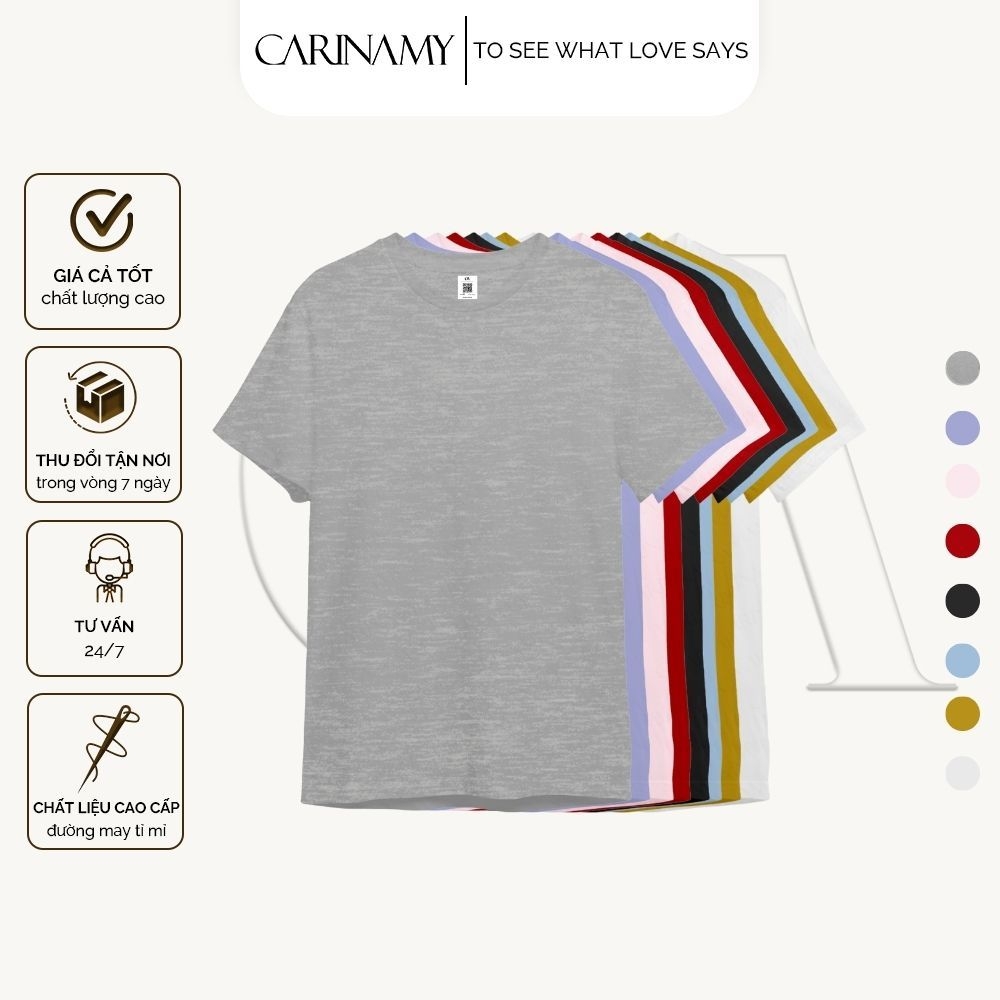 Áo thun trơn giá sỉ 10k tại Bình Định