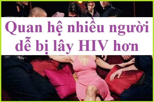 Tại sao quan hệ với nhiều người lại dễ bị nhiễm HIV?