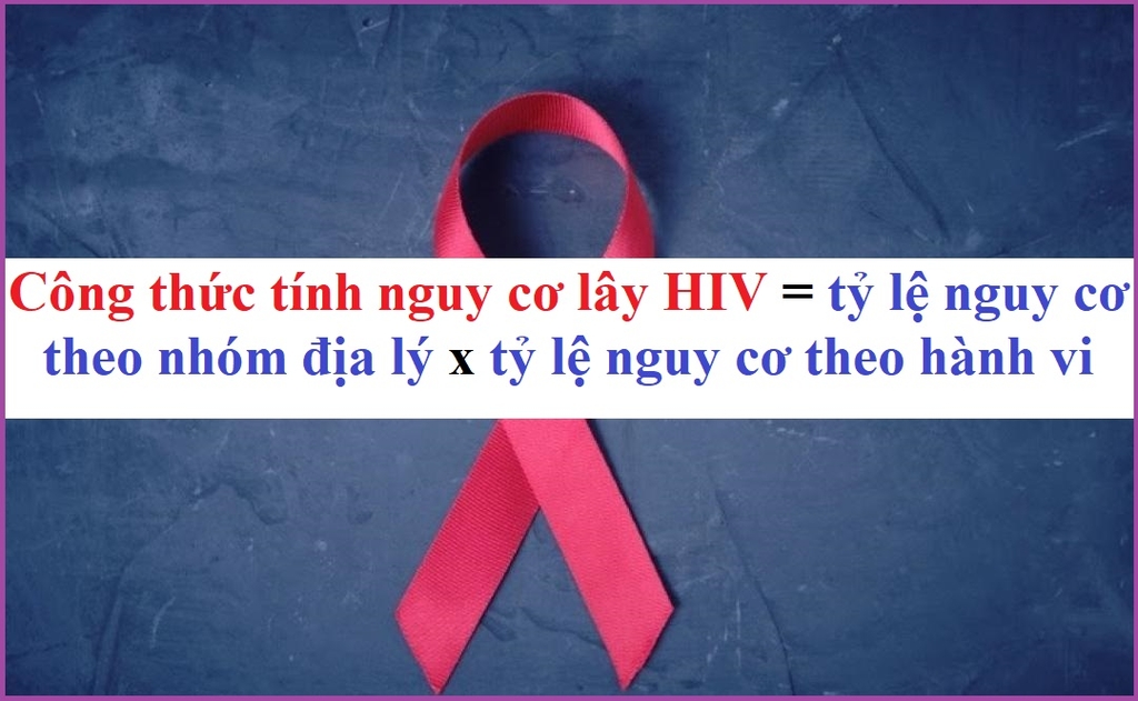 Cách tính tỷ lệ nguy cơ lây nhiễm HIV như thế nào?