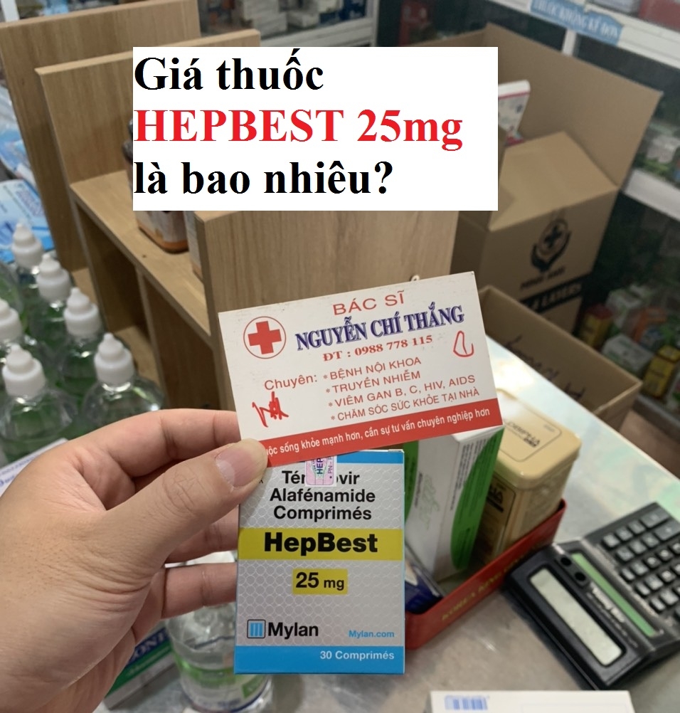 Thuốc Hepbest 25mg giá bao nhiêu tốt nhất?