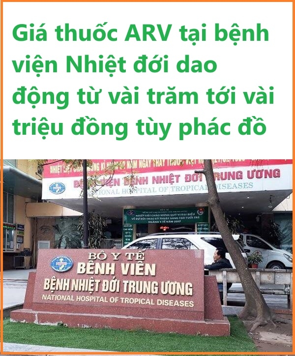 Giá thuốc ARV ở bệnh viện Nhiệt đới bao nhiêu tiền