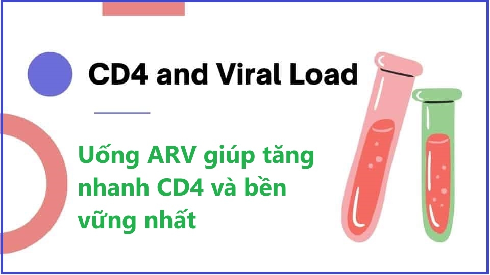 CD4 thấp thì uống thuốc gì để tăng được nhanh lên?