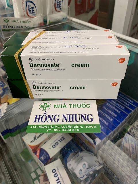 Tuýp bôi Dermovate cream 15g đã có hàng trở lại