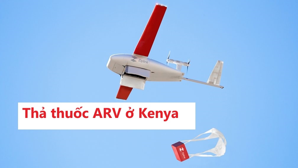 Phát thuốc ARV bằng máy bay không người lái ở Kenya