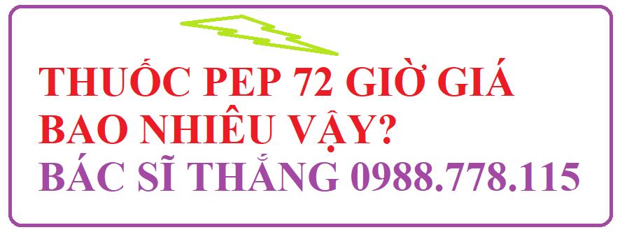 Thuốc PEP 72 giờ giá bao nhiêu?