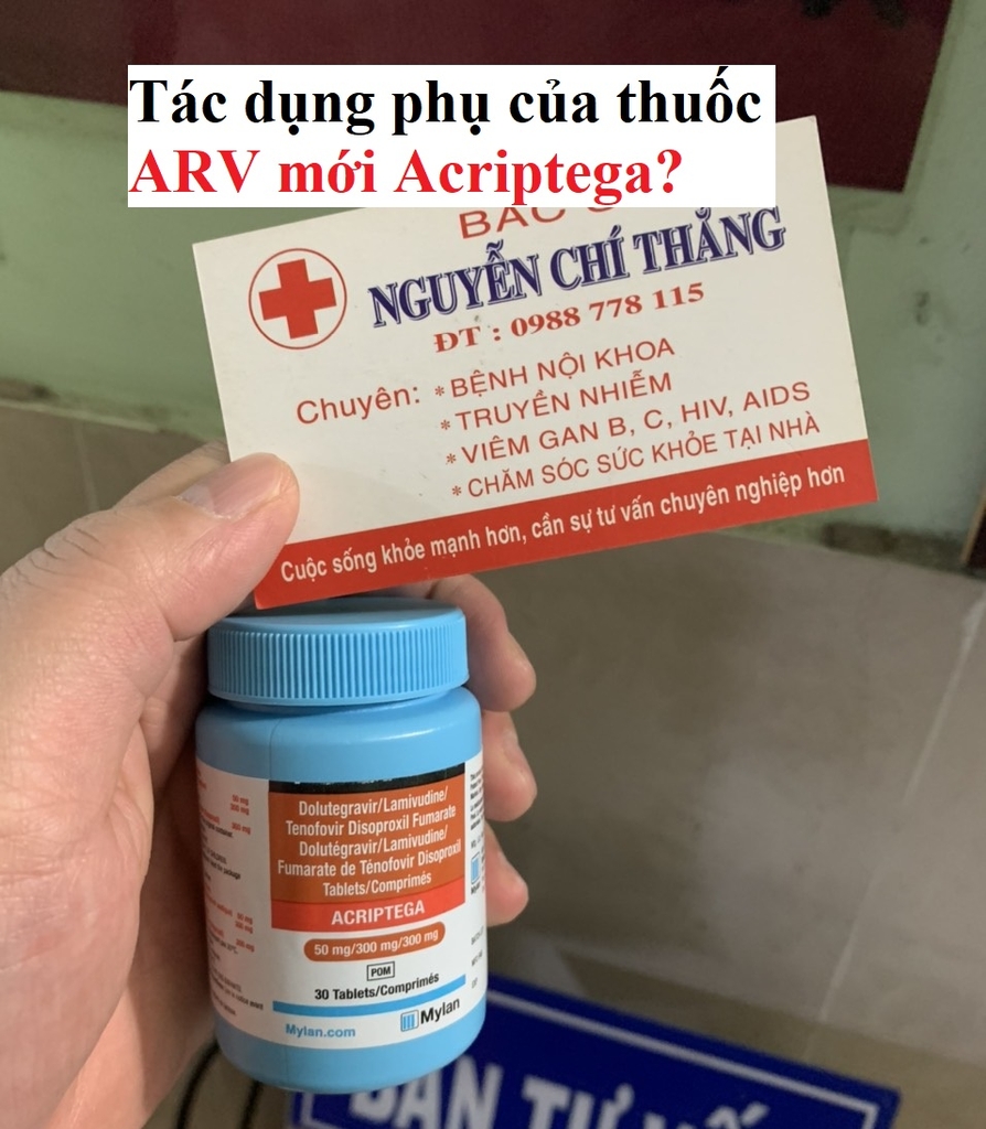 Tác dụng phụ của thuốc ARV mới là gì?