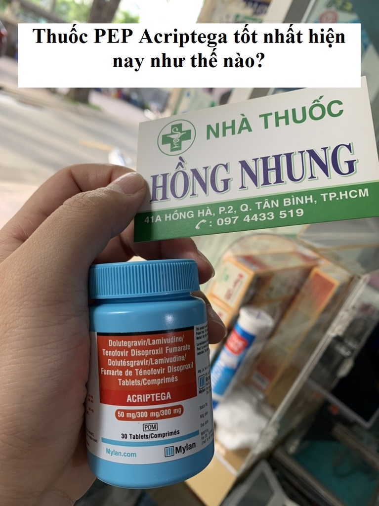 Thuốc PEP Acriptega tốt không? Hiệu quả ngừa lây HIV như thế nào?