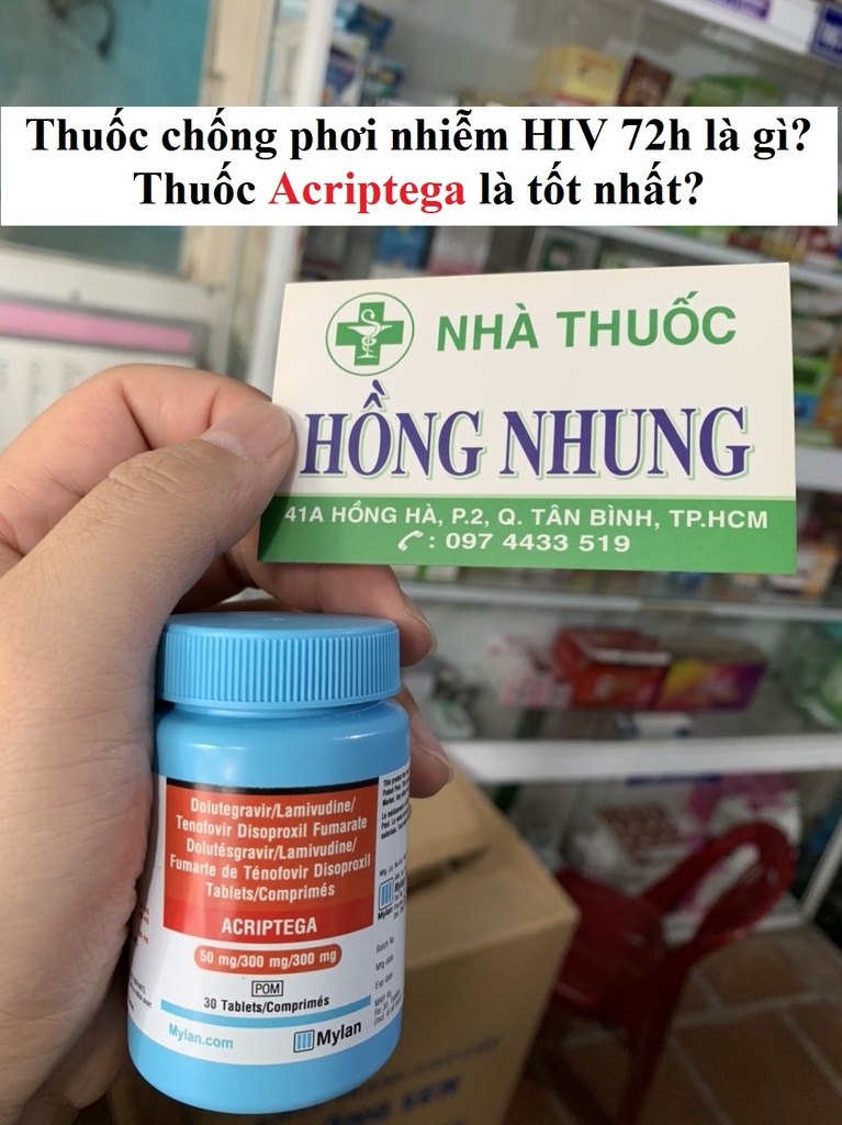 Thuốc chống phơi nhiễm HIV 72h là gì? Loại nào tốt nhất?