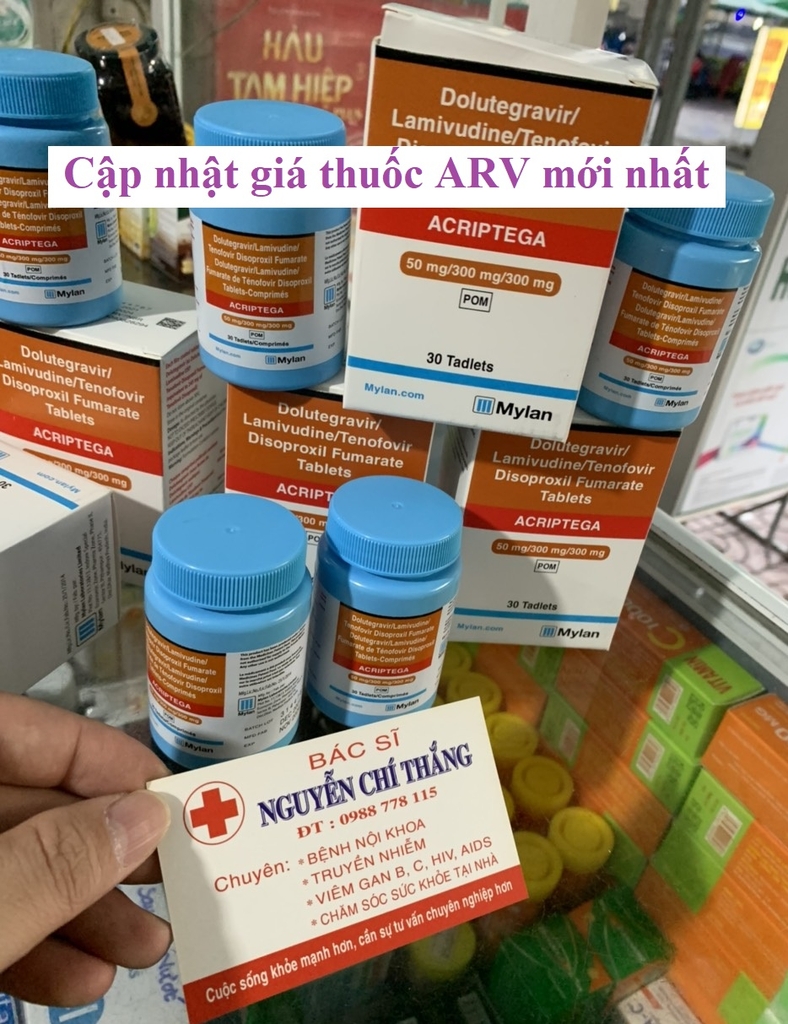 Cập nhật giá thuốc ARV năm 2023