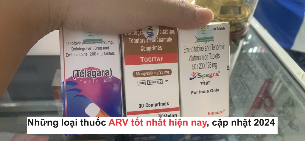 Các loại thuốc ARV tốt nhất hiện nay cập nhật 2024