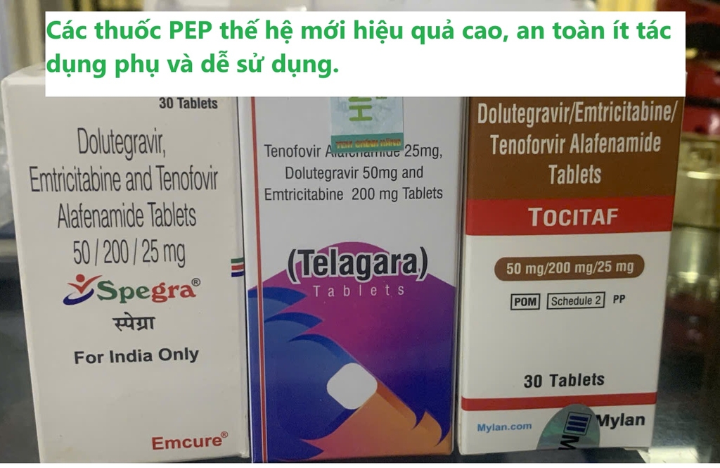 Tính ưu việt của thuốc PEP thế hệ mới hiện nay