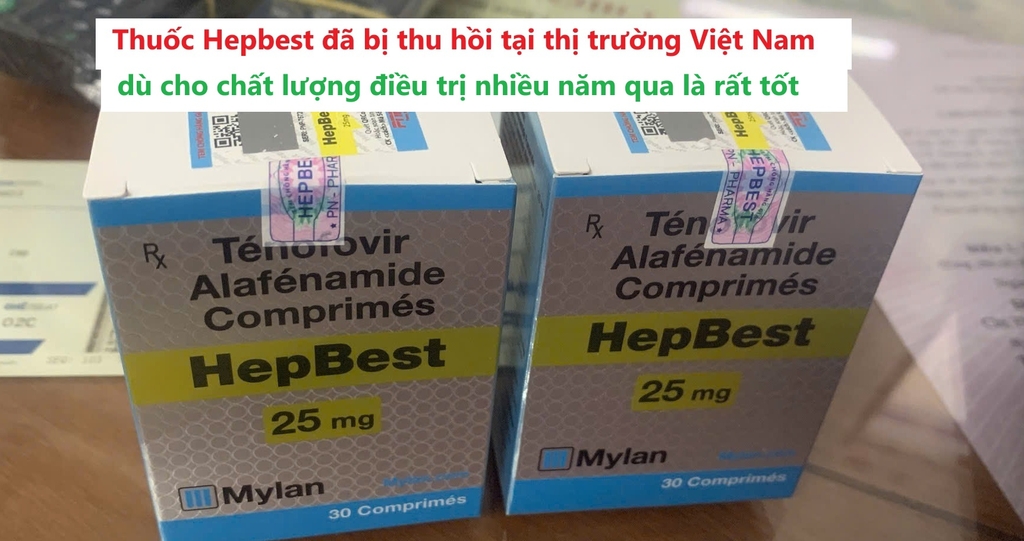 Thông báo thu hồi thuốc Hepbest điều trị viêm gan B