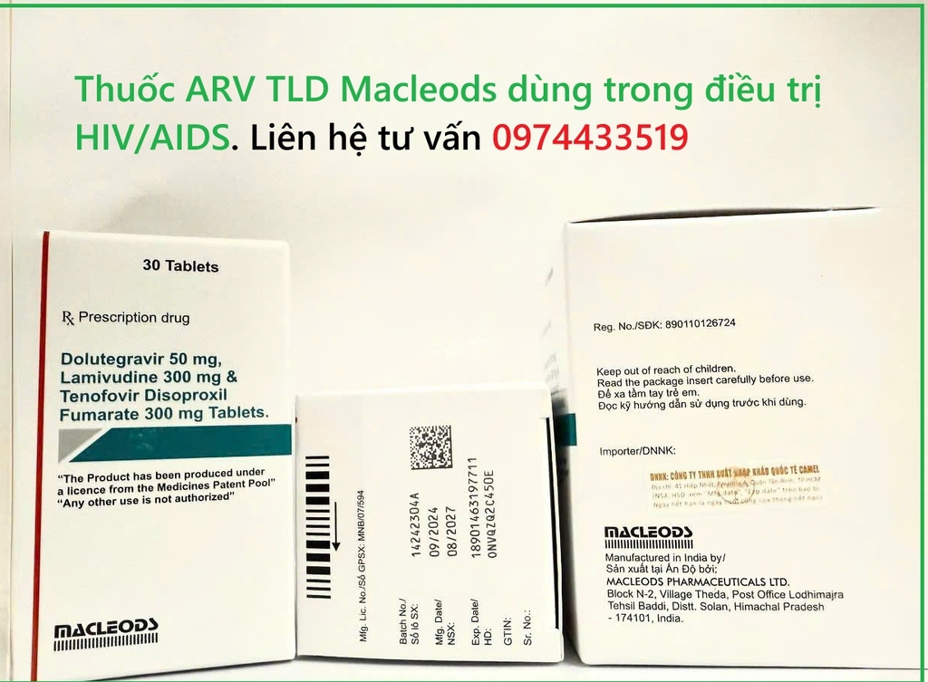 Thuốc ARV TLD Macleods là gì? Giá cả và cách mua?