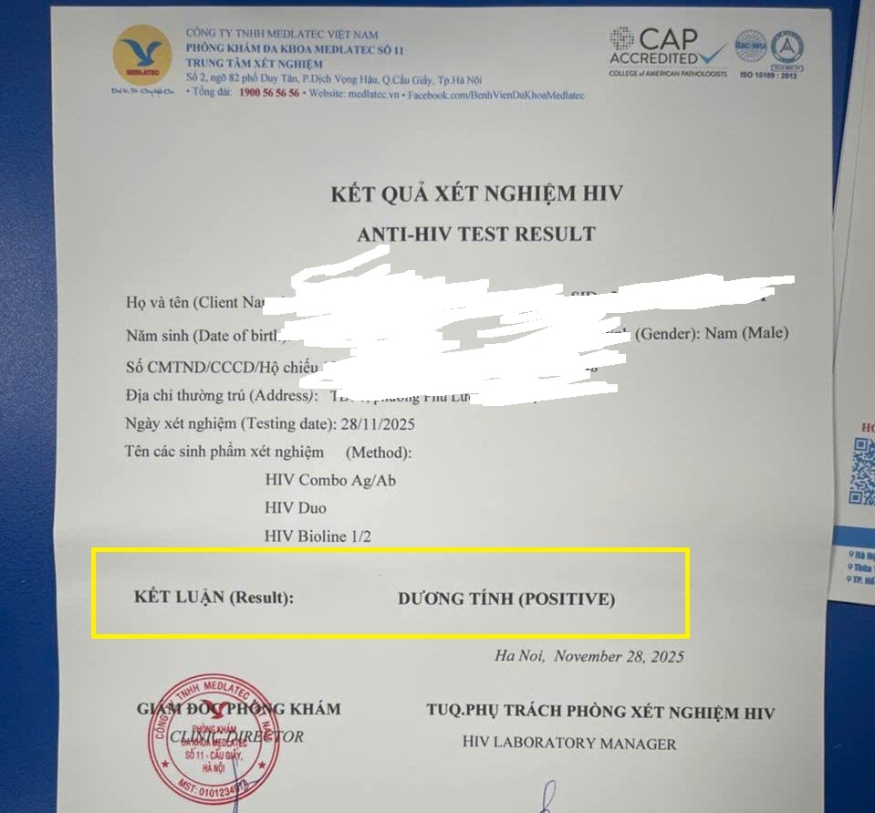 Hối tiếc vì không được sử dụng thuốc PEP kịp thời