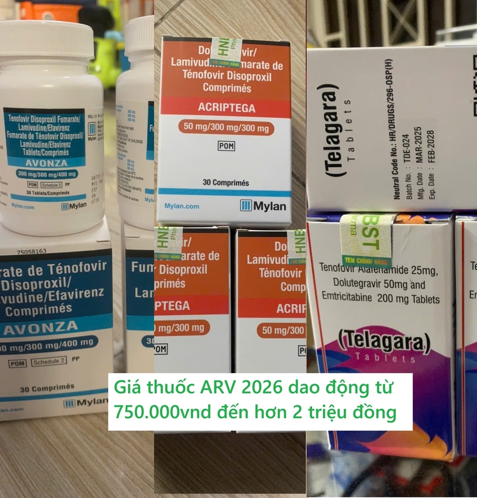 Giá ARV 2026 bao nhiêu tiền?