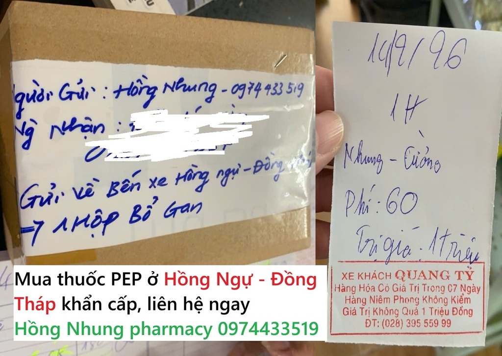 Mua thuốc PEP ở Hồng Ngự Đồng Tháp khẩn cấp?