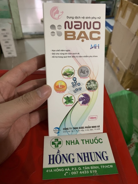 Mua chai dung dịch vệ sinh phụ nữ NANO BẠC 100ml tốt nhất ở TPHCM (Sài Gòn)