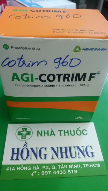 Mua thuốc kháng sinh điều trị dự phòng nhiễm trùng cơ hội Agi-cotrim 960 tốt nhất ở TPHCM (Sài Gòn)
