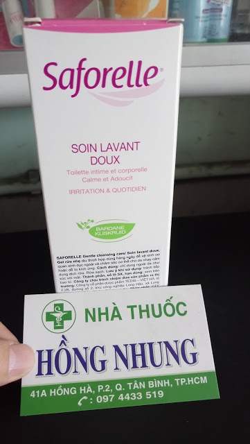 Mua dung dịch vệ sinh phụ nữ Saforelle của Pháp tốt nhất ở TPHCM (Sài Gòn)
