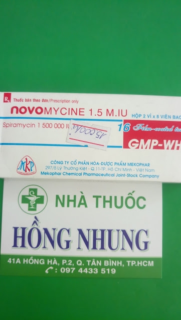 Mua thuốc kháng sinh Novomycine 1.5 M.IU tốt nhất ở TPHCM (Sài Gòn)