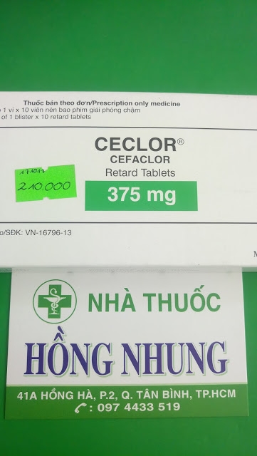 Mua thuốc kháng sinh CECLOR 375 mg tốt nhất ở TPHCM (Sài Gòn)