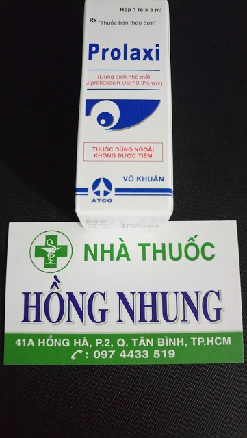 Mua thuốc nhỏ mắt Prolaxi tốt nhất ở TPHCM (Sài Gòn)