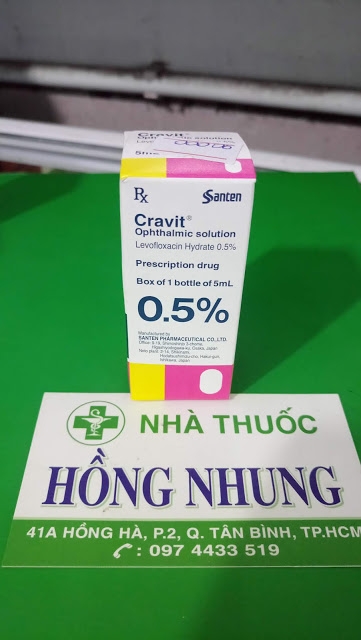 Mua thuốc nhỏ mắt Cravit tốt nhất ở TPHCM (Sài Gòn)