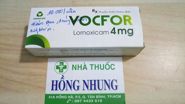 Mua thuốc chống viêm giảm đau khớp VOCFOR 4mg tốt nhất ở TPHCM (Sài Gòn)