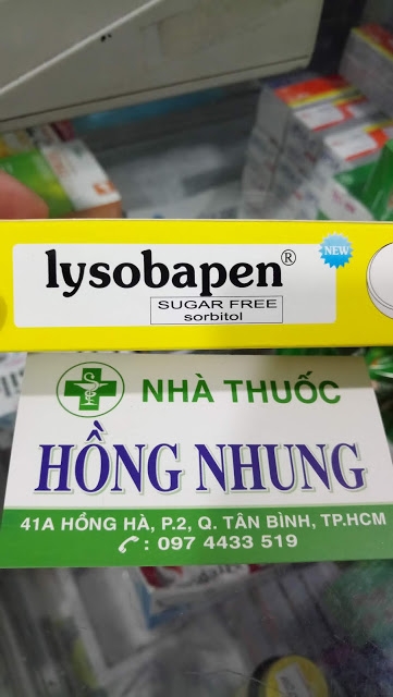 Mua viên ngậm đau họng Lysobapen không đường tốt nhất ở TPHCM (Sài Gòn)