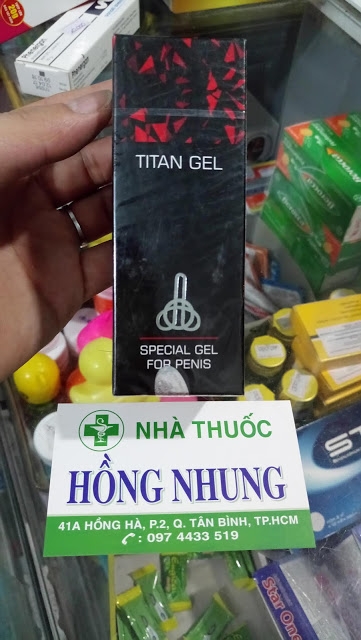 Mua gel bôi trơn, cải thiện kích thước dương vật TITAN GEL tốt nhất ở TPHCM (Sài Gòn)
