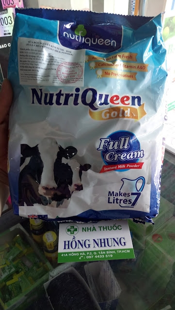 Mua sữa bột nguyên kem nhập khẩu từ Úc NutriQueen Gold gói 1kg tốt nhất ở TPHCM (Sài Gòn)