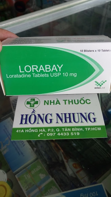 Mua thuốc kháng histamin giảm ngứa, chống dị ứng LORABAY 10mg tốt nhất ở TPHCM (Sài Gòn)