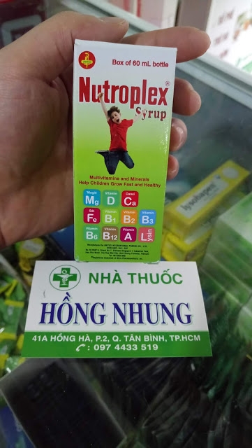 Mua chai siro giúp trẻ mau lớn, khỏe mạnh Nutroplex 60ml tốt nhất ở TPHCM (Sài Gòn)