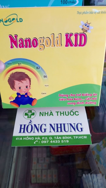 Mua siro uống dành cho trẻ biếng ăn, suy dinh dưỡng, tiêu hóa kém Nanogold KID 10ml tốt nhất ở TPHCM (Sài Gòn)