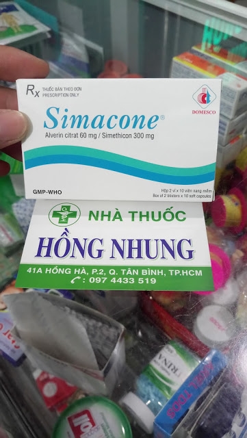 Mua thuốc điều trị đầy hơi, chướng bụng Simacone 60/300mg tốt nhất ở TPHCM (Sài Gòn)