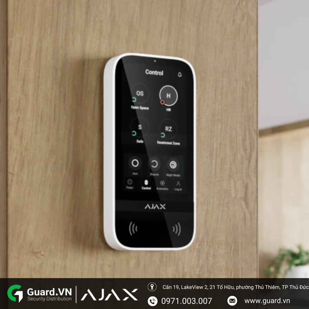 KeyPad TouchScreen: Nâng cao quản lý hệ thống Ajax