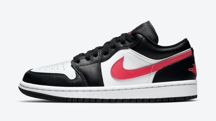 air jordan 1 low siren red black