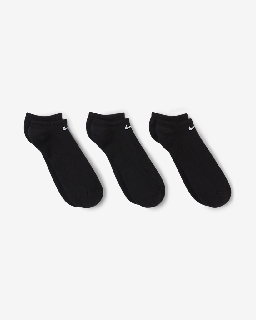 Nike Everyday Cushioned Training No-Show Socks - Black (SX7673-010)