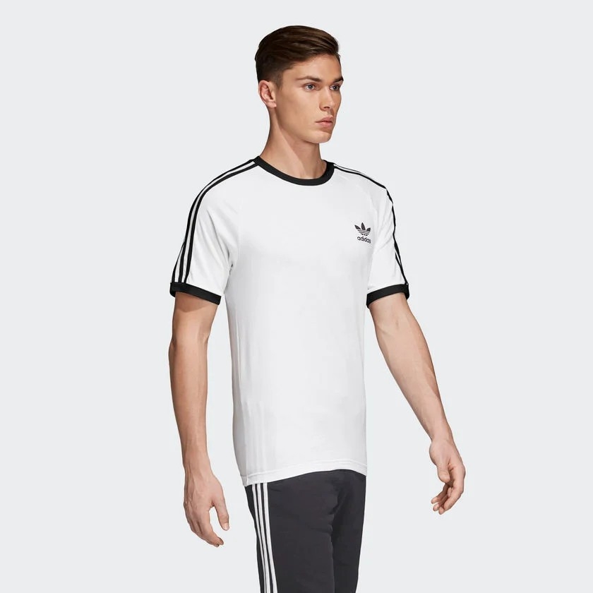 Áo Phông Adidas Chính Hãng - 3 Stripes Tee - Trắng | Japansport Cw1203