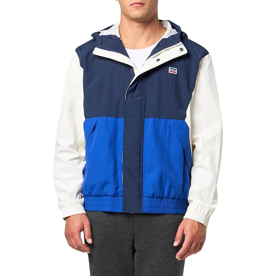 Áo Khoác Levi's Chính Hãng - Retro Color Block Windbreaker - Màu xanh | JapanSport LM3MN209