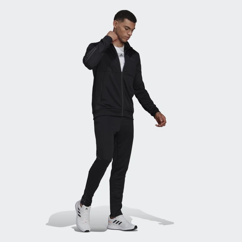Bộ thể thao Adidas Nam Chính Hãng - Basic 3-Stripes French Terry Track ...