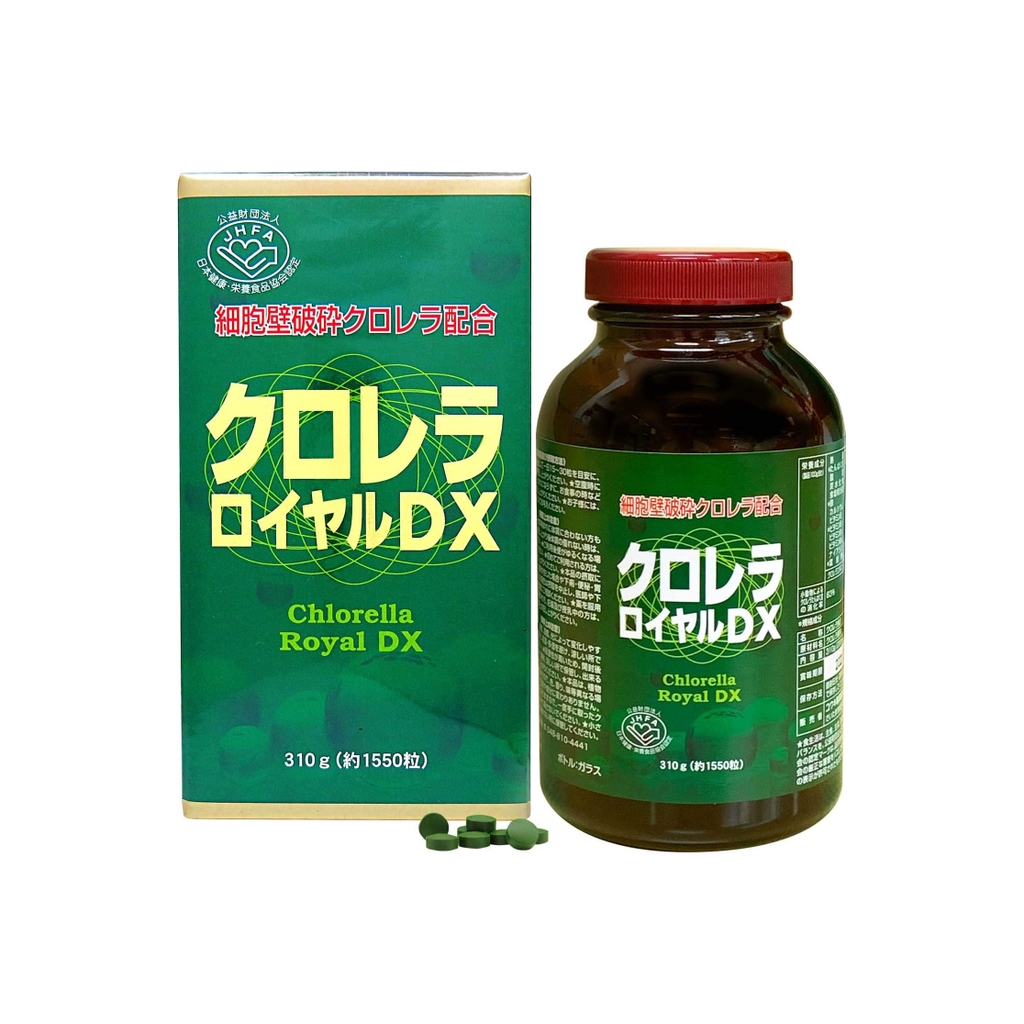 Tảo lục Nhật Bản Chlorella Royal DX 1550 viên | JapanSport