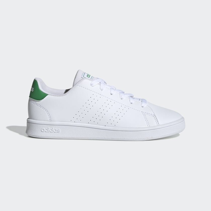 Giày Trẻ Em Adidas Chính Hãng - Advancourt - White/Green | JapanSport - EF0213