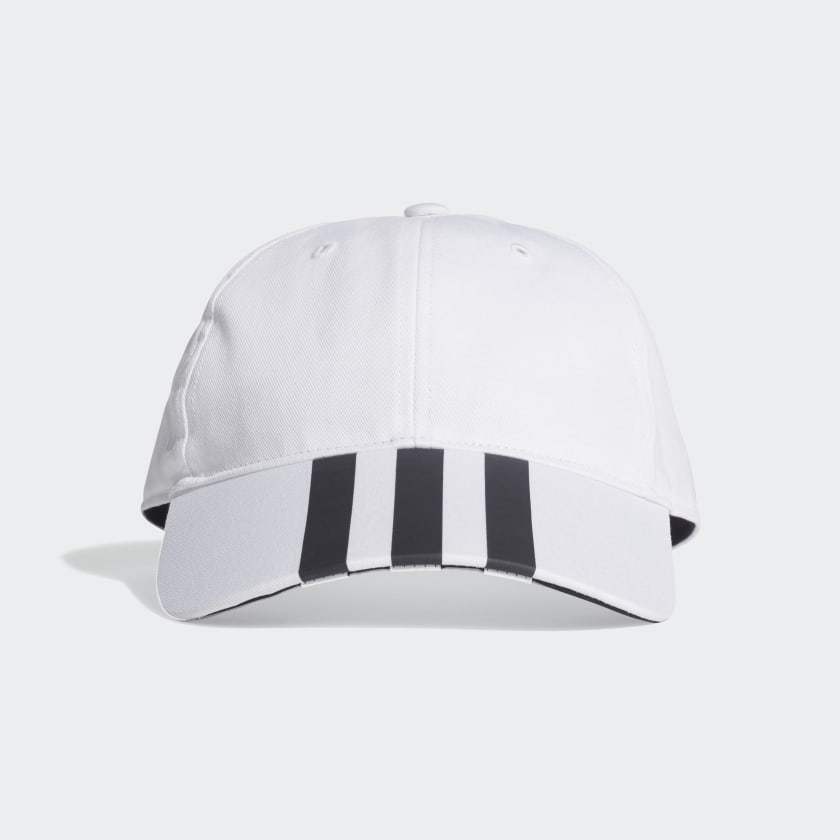 Mũ Adidas Chính Hãng - 3-Stripes Baseball Cap - Trắng | JapanSport FL3714
