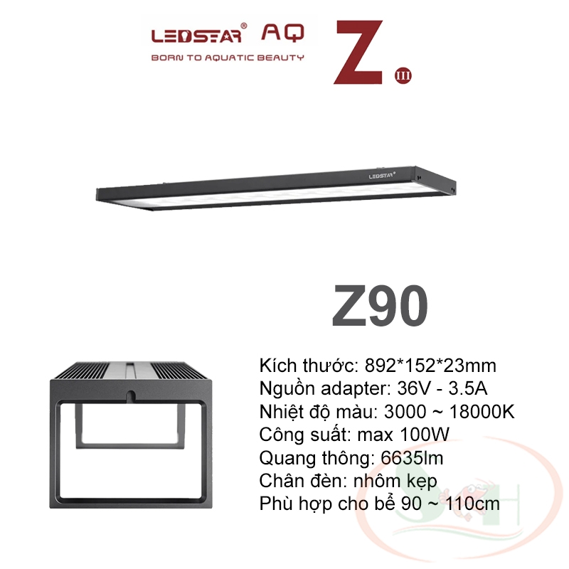 Đèn led LedStar AQ WRGB Z III series Z60, Z90, Z120 Z150 - Shrimp Home