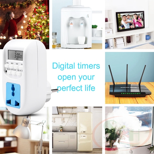 Timer hẹn giờ điện tử Digital AL06 ổ cắm tắt mở tự động Shrimp Home