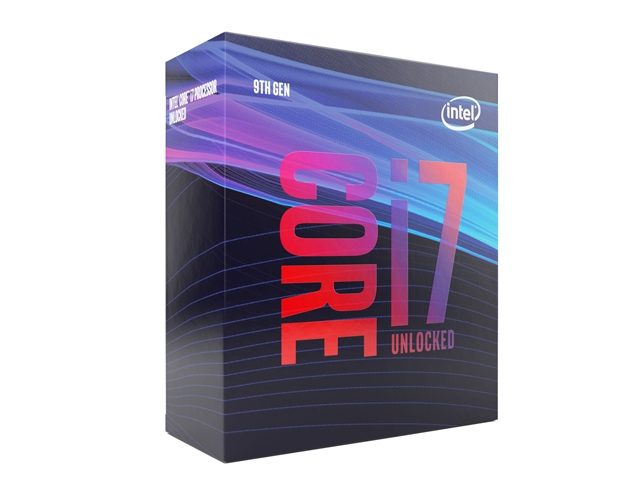 CPU Intel Core i7 9700K 3.6 GHz turbo up to 4.9 GHz /8 Cores 8 Threads/12MB /Socket 1151/Coffee Lake