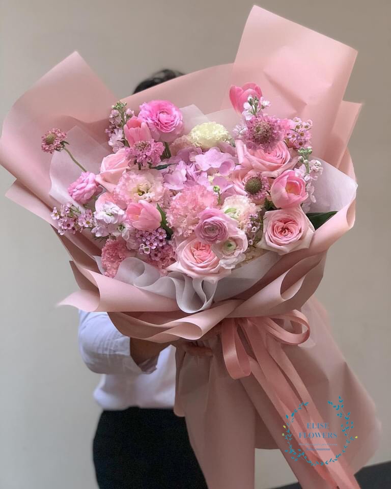 Bó hoa hồng đẹp tặng sinh nhật bạn gái  LDNK58