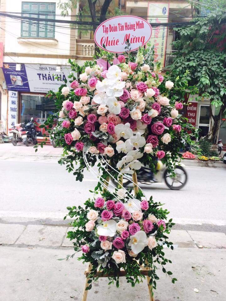 Hoa Mừng Khai Trương Hkt 02 Chuc Mừng Khai Trương Hồng Phat Eliseflowers Shop Hoa Tươi Online